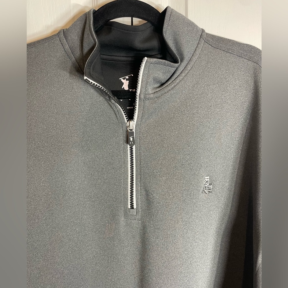 Gray Quarter-Zip Pullover - image 2
